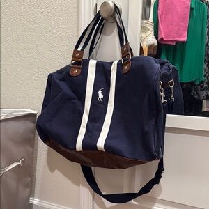 Polo by Ralph Lauren Navy Blue Duffel Bag